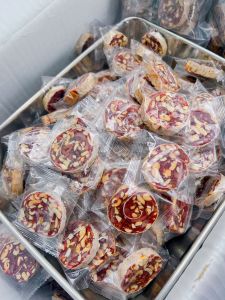 Túi 1Kg - Kẹo chuối đậu cuộn bánh tráng - đồ ăn vặt