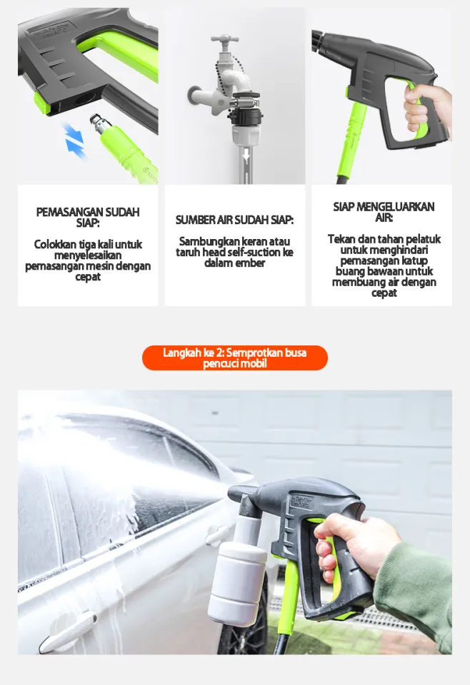 JF KL012 Alat steam cuci motor/Mesin Cuci Steam Motor dan Mobil