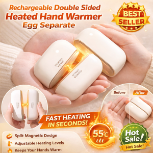 Super Long Lasting Hand Warmer Portable Adjustable Temperature Magnetic Detachable Design Rechargeable Heating Pad for Women Men