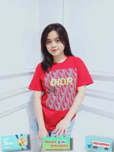 Godwin Collection - Kaos Dhira Kaos Combed 30s Sablon Cantik Kaos Wanita Terbaru Atasan Wanita Terbaru Kaos Terlaris