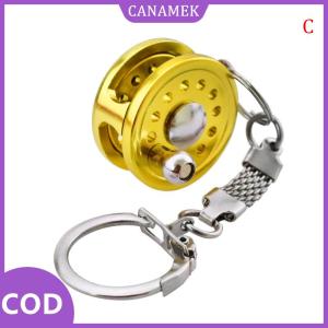 CANAMEK✨ 1 cái Móc chìa khóa móc khóa có dây câu bằng hợp kim Dụng cụ câu cá ngoài trời