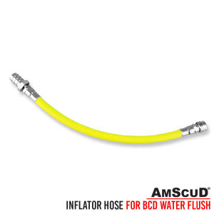 AmScuD Inflator Hose For BCD Water Flush 36cm YL 995636 / Alat Pembersih Dalam Bcd Scuba Diving / Pembersih BCD / Alatselam.com
