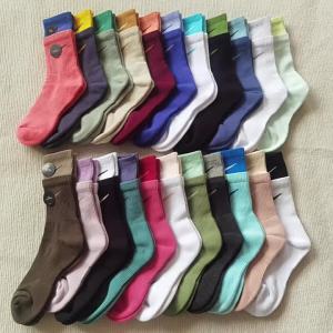 alo Towel-soled mid-high socks individually packaged same style as on Xiaohongshu sports socks niche trendy socks