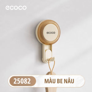 Móc treo chịu lực ECOCO hít chân không đa năng thế hệ mới Móc treo khăn áo đồ dùng nhà bếp nhà tắm tiện lợi 25082