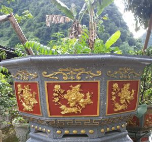 Khuôn đúc chậu cảnh bát giác 1m (khuôn chậu ABS có lòng trong)