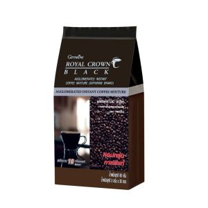 กาแฟดำ รอยัล คราวน์ แบลค​ กิฟฟารีน​ กาแฟ​ สำเร็จรูป 30 ซอง GIFFARINE ROYAL CROWN BLACK COFFE​ ไม่มีน้ำตาล ไขมัน​ต่ำ