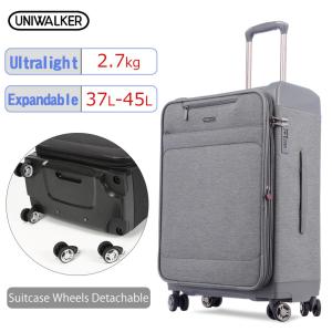 Uniwalker Travel Trolley Luggage Expandable Oxford Suit Case Ultralight Flight Bag Waterproof Case Luggage Universal Wheel Bussiness Suitcase