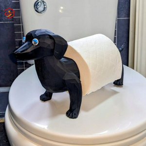 Pig Toilet Roll Holder Frog Toilet Paper Roll Holder 3D Printed Tissue Paper Storage Stand Cute Bathroom Decor