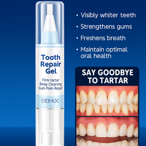 [🎈Hot Sale🎈] [No Need to Extract Loose Teeth] Teeth Repair Gel Repairs Gum Swelling Pain and Stains Deep Cleans and Strengthens Gums Oral Gel