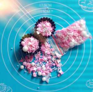 [10gr] Sprinkel Mutiara untuk Hiasan Kue Ulang Tahun atau Pesta Pernikahan (Edible / Bisa Dimakan)