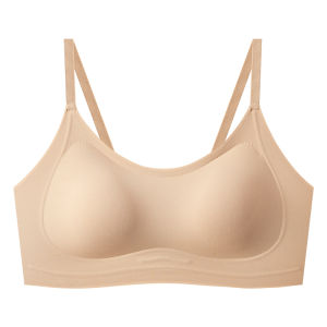 Push Up Bra For Women Seamless Invisible Wireless M-XXL Adjustable Shoulder Straps Vest Style Soft Support Plus Size Underwear