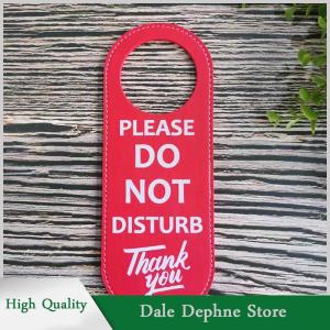 [Dale Dephne] ป้ายแขวนประตูแท็กทำความสะอาดป้ายไม่รบกวนป้ายสองหน้า