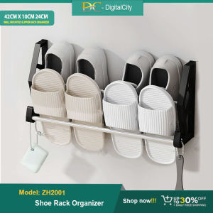 ZH2001 Wall-mounted Shoe Rack Organizer Wall Hanging Door Back Slipper Rack