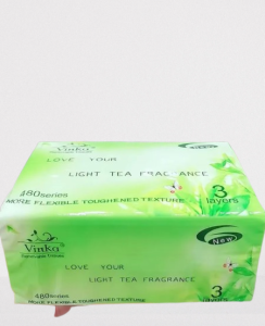 VINKA Facial Tissue Organic Green Tea Facial Tissue KMV Trading