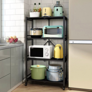 ชั้นวางของพับได้ ถึง 200 โล สมาชิก ชั้นวางเหล็กพับ ใช้เข็มกันเสริม ชั้นวางครัว พับ หนังสือ - ชั้นวางที่ดีที่สุด