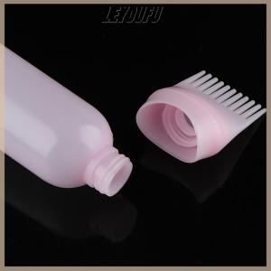 LEYOUFU 120ML Hair Dye Bottle With Applicator Brush Salon Hair Coloring Dyeing Bottles