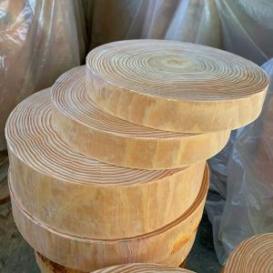 36cm x 8cm thick Round Wooden Chopping Board / Whole wood thickened pine chopping board Chopping board Solid wood