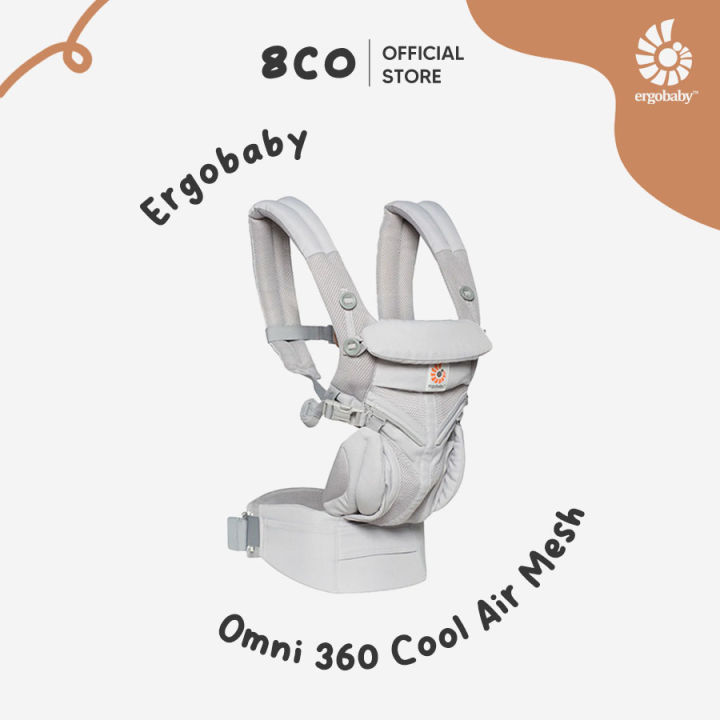 Ergobaby Omni 360 Cool Air Mesh All In One Newborn Baby Carrier 3 20kg Lazada Singapore