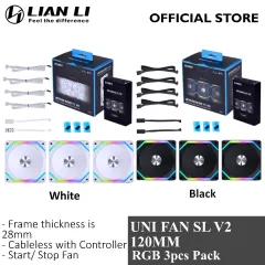 LIAN LI UNI FAN SL 140 DAISY-CHAIN DESIGN COOLING FAN RGB (LL 4004