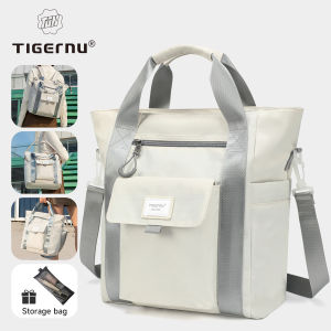 Tigernu 9805 Women 3in1 Backpack Large Capacity Waterproof Lightweight Fashion Travel Schoolbag Crossbody bag14inch Laptop