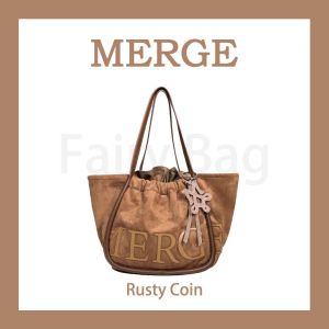 ✅✅พร้อมส่งค่ะ🎀Merge A Day Bag Medium Rusty Coin / Ancient🤎กระเป๋าถือ สะพายข้าง กระเป๋าสะพาย merge ของแท้