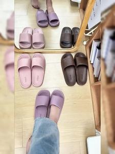 [Free Shipping] Plus-Size MenS Eva Slippers WomenS Home-Use Sandals Bathroom Slippers Non-Slip WomenS Sandals