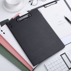 Clipboard with Cover Long/A4 Size File Folder Clip Board Document Organizers School Office Supplies