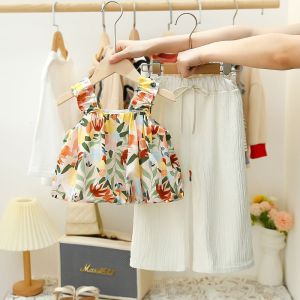 1-9 ปี ชุดเด็กหญิง ชุดเซ็ทเด็กผู้หญิง ชุดเด็ก เสื้อ+กางเกงเด็กผู้หญิง ชุดสำหรับเด็กผู้หญิง