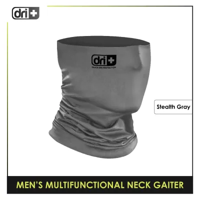 Dri Plus DMGAIT01 Mens Multi-Functional Sweat Wicking and Odor Free Neck Gaiter 1 piece (free size)