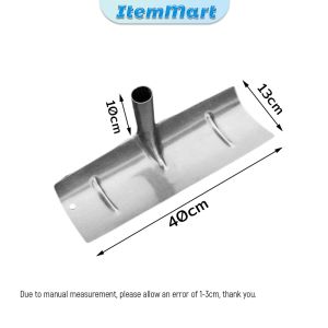 ItemMart Professional Iron Livestock Manure Scraper Shovel Multifunctional Shovel Head for Farm and Garden