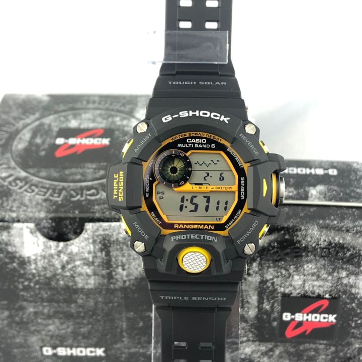 Casio G-Shock Master Of G Rangeman Triple Sensors Yellow