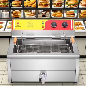 เตาหม้อทอด เตาทอด 18ลิตร 25ลิตร หม้อทอดไฟฟ้า หม้อทอดพร้อมตะแกรงทอด หม้อทอดขนาดใหญ่