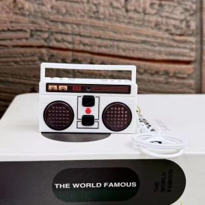 Nostalgic Mini Nostalgic Vintage Mini Retro Radio Key Ring That Can Record Classical Funny Bag Ornaments