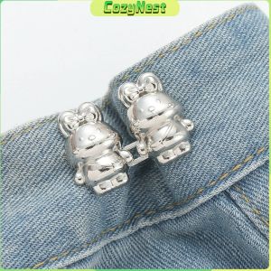CozyNest Cartoon Rabbit Pattern Waist Buckle For Women Skirt Jeans Adjustable Waist Clip Buttons Accessories