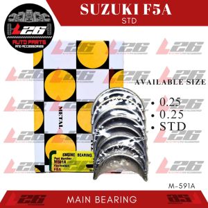 Suzuki Multicab F5A Main Bearing sizes available 0.25 0.50 STD M-591A
