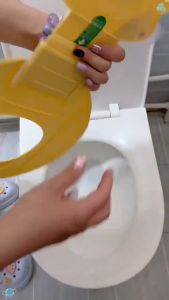 CuddleCove Splash-proof Baby Folding Potty Seat Universal Suction Cup Adjustable Waterproof Kids Toilet Training Seat