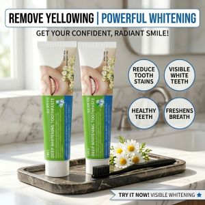 【Remove Yellowing And Repair】Deep Whitening Toothpaste Toothpaste Whitening Teeth Anti Cavity Toothpaste Deep Cleaning Teeth
