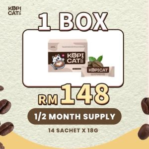 【Ready Stock | 7 Days Effective or Refund】KopiCat Slimming Coffee – Boost Metabolism & Burn Fat – Weight Loss Support – 100% Authentic