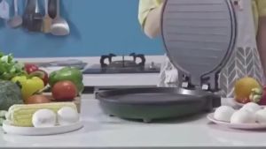 Electric Pancake Maker Machine Baking Fry Pan Double Side Heating Pancake Maker 1200W Non-Stick