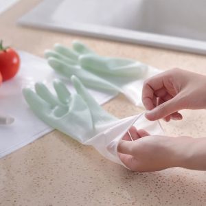 ถุงมือล้างจานถุงมือซิลิโคน วัสดุซิลิโคนไม่แตกง่ายใช้งานง่าย กันน้ำ มีหลากหลายรูปแบบและสีให้เลือก