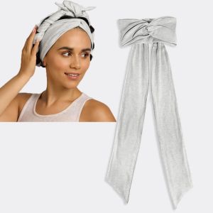 5210BIYU 2 trong 1 Băng đô tạo kiểu tóc xoăn không cần nhiệt Không có nhiệt Mềm mại Dụng cụ tạo kiểu tóc Đơn giản Dải ruy băng dài Máy uốn tóc qua đêm dành cho phụ nữ