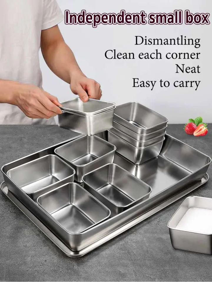 Stainless Steel Seasoning Box stainless steel condiments container