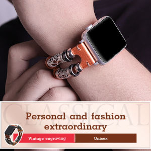 iwatch Leather Alloy Strap