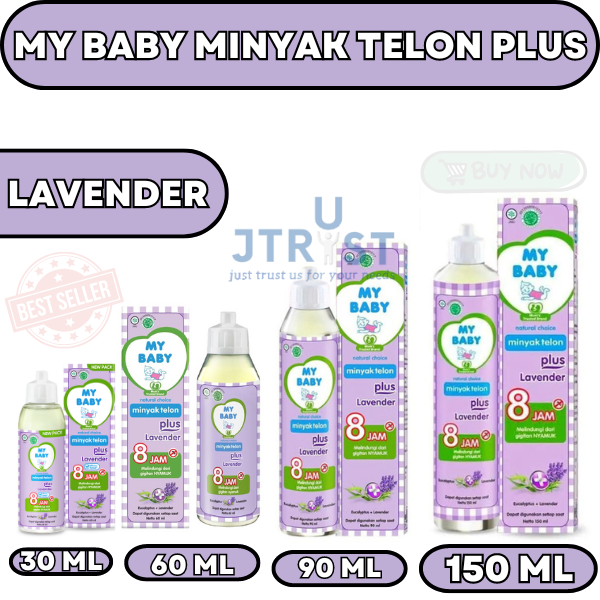 My Baby Minyak Telon Plus 8 Jam Lavender