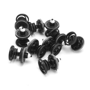 Durable Clips Push Bumper Car License Plate Door Panel Liner Fastener Rivets Clips Auto Body Retainer Clips 10pcs