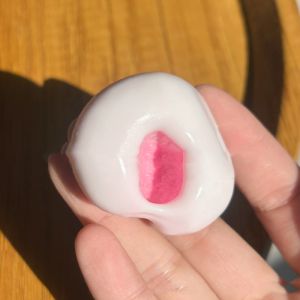 BEIBEI Simulation Glutinous Rice Dumpling Squeeze Toy Elastic Super Soft Hand Made Ball Pinch Toy Cute Creative Slow Rebound Toy Kid Gift