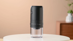 Electric Espresso Machine with USB Charging Handheld Outdoors Coffee Mill Espresso Maker with Conical Ceramic Burr