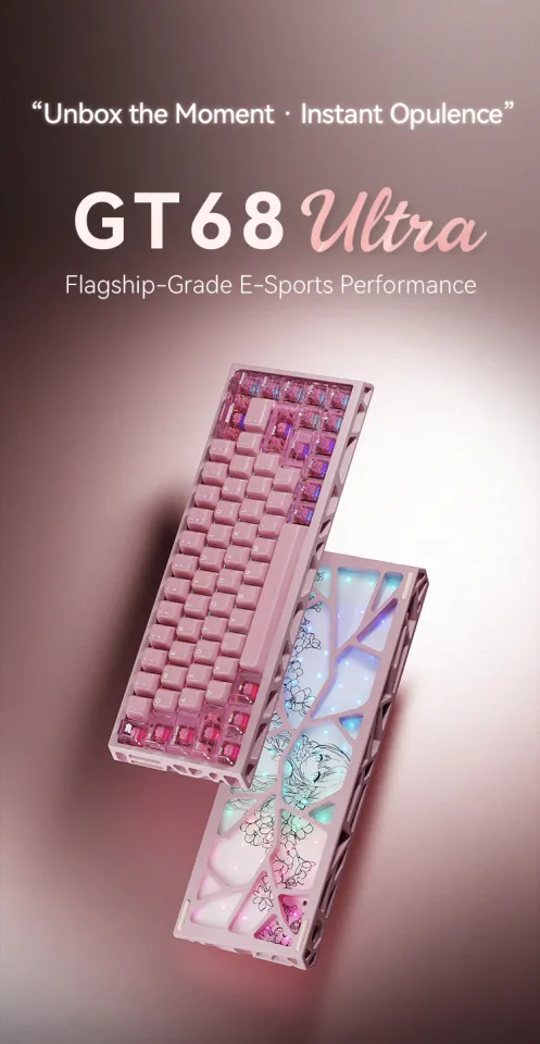 GATERON FORT 68 Sakura Collab Limited GT68 Ultra PCB Edition Set