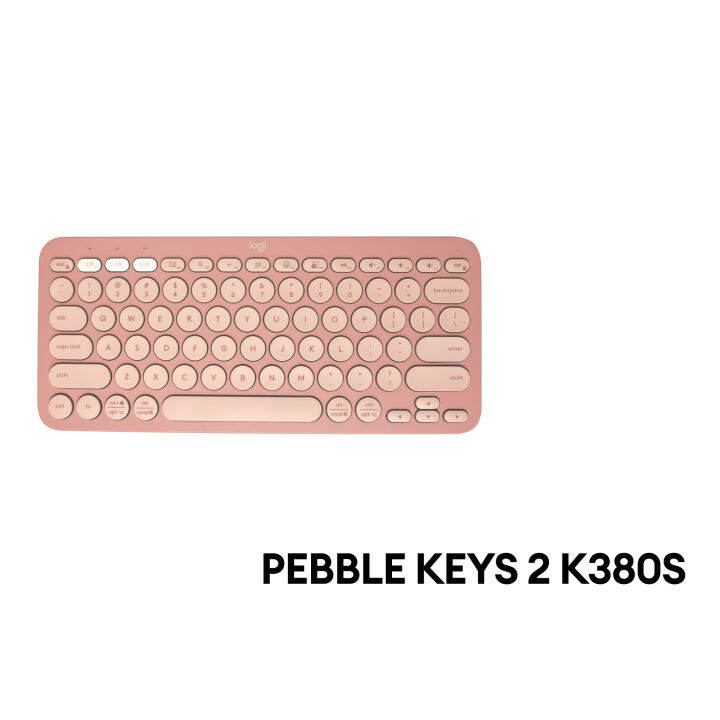 PEBBLE KEYS 2 K380S Slim, Minimalist Bluetooth Keyboard With ...