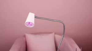 Gooseneck UV Light for Gel Nails 2500mAh Rechargeable LED Cordless Nail Lamp with 2 Timer Nail Art Lamp for DIY Manicure Salon Home
